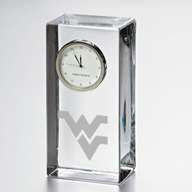 West Virginia Tall Glass Desk Clock by Simon Pearce Shot #1