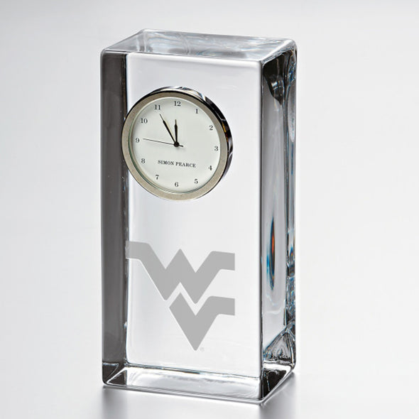 West Virginia Tall Glass Desk Clock by Simon Pearce Shot #1
