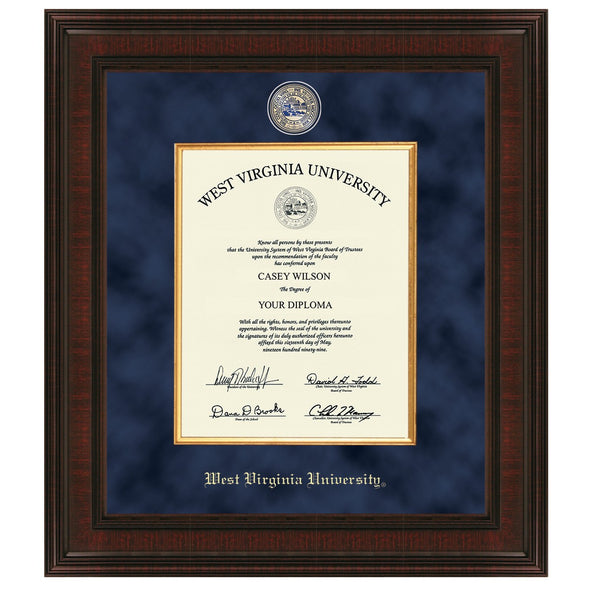 West Virginia University Diploma Frame - Excelsior Shot #1