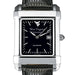 West Virginia University Men's Black Quad with Leather