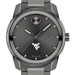 West Virginia University Men's Movado BOLD Gunmetal Grey with Date Window