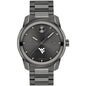 West Virginia University Men's Movado BOLD Gunmetal Grey with Date Window Shot #2