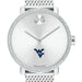 West Virginia Women's Movado Bold with Crystal Bezel & Mesh Bracelet