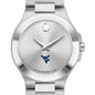 West Virginia Women's Movado Collection Stainless Steel Watch with Silver Dial Shot #1