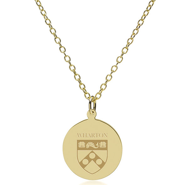 Wharton 14K Gold Pendant & Chain Shot #2