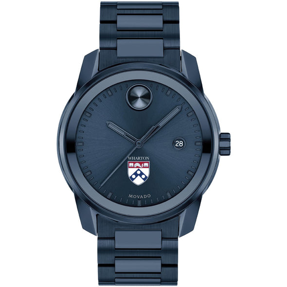 Wharton Men's Movado BOLD Blue Ion with Date Window Shot #2