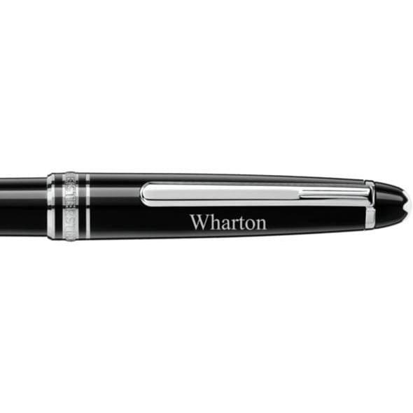 Wharton Montblanc Meisterstück Classique Ballpoint Pen in Platinum Shot #2
