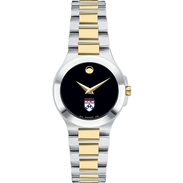 Wharton Women&#39;s Movado Collection Two-Tone Watch with Black Dial Shot #2