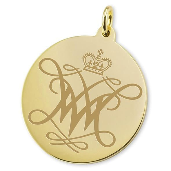 William & Mary 14K Gold Charm Shot #2