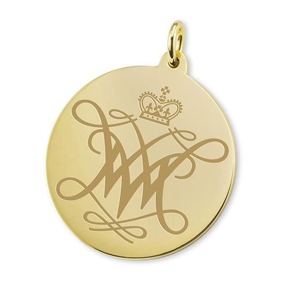 William & Mary 18K Gold Charm Shot #1