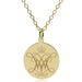 William & Mary 18K Gold Pendant & Chain