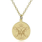 William & Mary 18K Gold Pendant & Chain Shot #1
