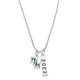 William &amp; Mary 2023 Sterling Silver Necklace Shot #1