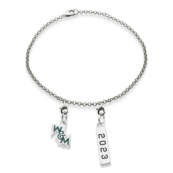 William & Mary Class Year Sterling Silver Bracelet Shot #3