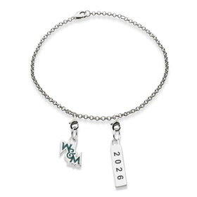 William & Mary Class Year Sterling Silver Bracelet Shot #1