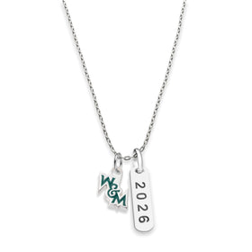 William & Mary Class Year Sterling Silver Necklace Shot #1