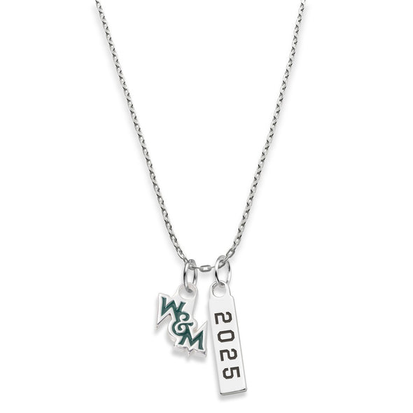 William & Mary Class Year Sterling Silver Necklace Shot #2