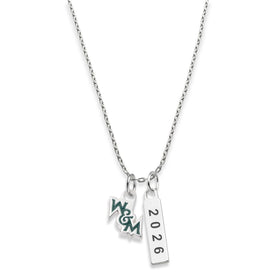 William & Mary Class Year Sterling Silver Necklace Shot #1