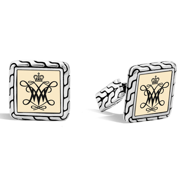 William &amp; Mary Cufflinks by John Hardy with 18K Gold Shot #2