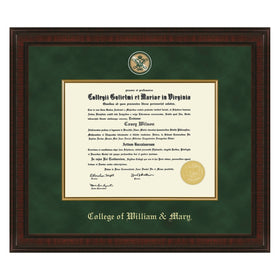 William & Mary Diploma Frame - Excelsior Shot #1
