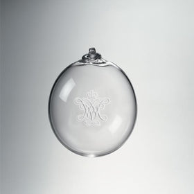William & Mary Glass Ornament by Simon Pearce Shot #1