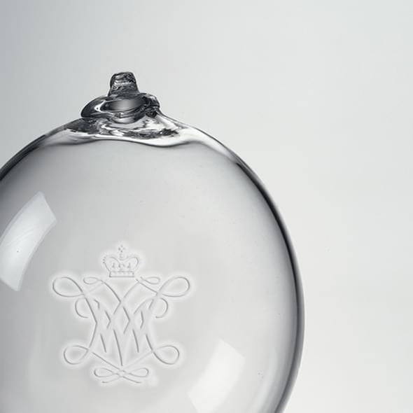 William &amp; Mary Glass Ornament by Simon Pearce Shot #2