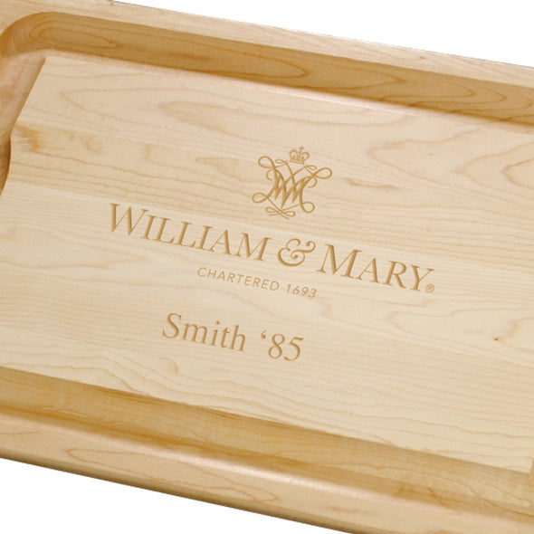 William &amp; Mary Maple Cutting Board Shot #2