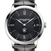 William & Mary Men's Baume et Mercier 40mm Classima Quartz Watch with Black Dial & Black Leather Strap