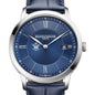 William & Mary Men's Baume et Mercier 40mm Classima Quartz Watch with Blue Dial & Dark Blue Leather Strap Shot #1