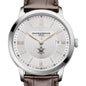 William & Mary Men's Baume et Mercier 40mm Classima Quartz Watch with Silver Dial & Dark Brown Leather Strap Shot #1