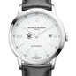William & Mary Men's Baume et Mercier 42mm Classima Automatic Watch with White Dial & Black Leather Strap Shot #1
