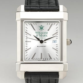 William &amp; Mary Men&#39;s Collegiate Watch with Leather Strap Shot #1