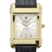 William & Mary Men's Gold Watch with 2-Tone Dial & Leather Strap at M.LaHart & Co.