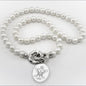 William & Mary Pearl Necklace with Sterling Silver Charm Shot #1