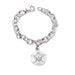 William & Mary Sterling Silver Charm Bracelet