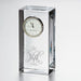 William & Mary Tall Glass Desk Clock by Simon Pearce