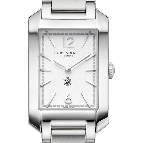 William & Mary Women's Baume et Mercier 35X22mm Hampton Watch with Silver Dial & Bracelet Shot #1