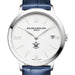 William & Mary Women's Baume et Mercier 36.5mm Classima Watch with White Dial & Blue Leather Strap