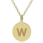 Williams 18K Gold Pendant & Chain Shot #1