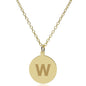 Williams 18K Gold Pendant & Chain Shot #2