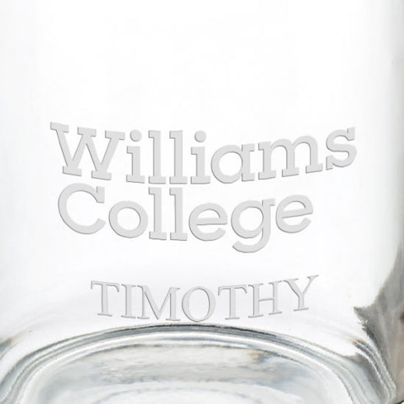 Williams College 13 oz Glass Coffee Mug Shot #3