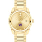 Williams College Men's Movado BOLD Gold with Date Window Shot #2