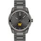 Williams College Men's Movado BOLD Gunmetal Grey with Date Window Shot #2