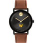 Williams College Men's Movado BOLD with Cognac Leather Strap Shot #2