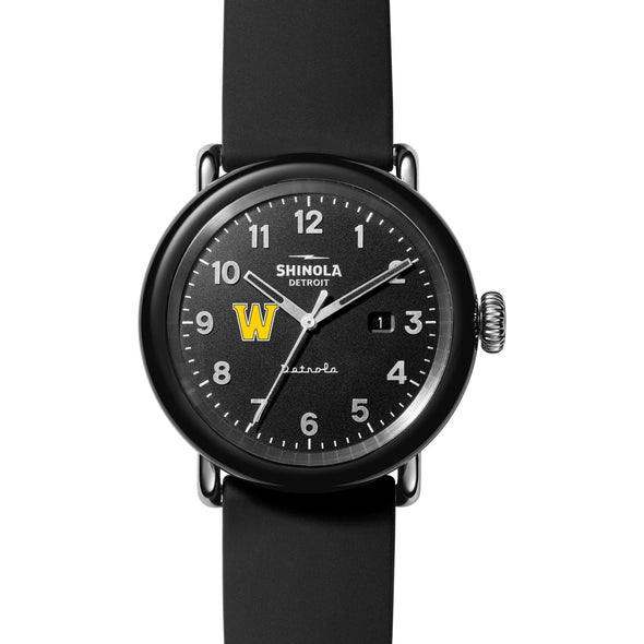 Williams College Shinola Watch, The Detrola 43mm Black Dial at M.LaHart &amp; Co. Shot #2