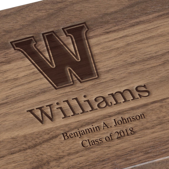 Williams College Solid Walnut Desk Box Shot #2
