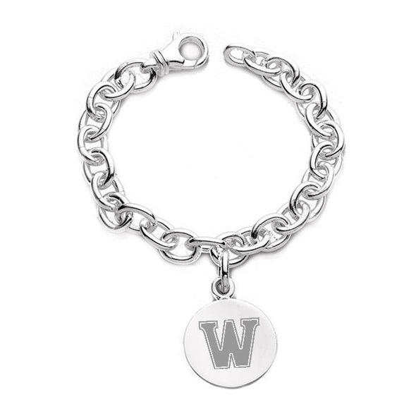 Williams College Sterling Silver Charm Bracelet Shot #1