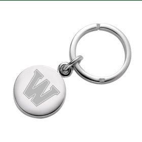 Williams College Sterling Silver Insignia Key Ring Shot #1