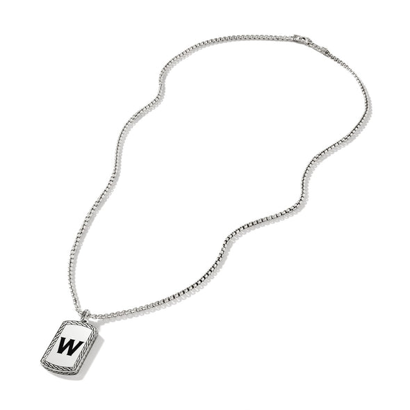 Williams Dog Tag by John Hardy with Box Chain Shot #2
