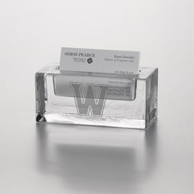 Williams Glass Business Cardholder by Simon Pearce Shot #1